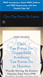 Mobile Screenshot of houston-taekwondo.com